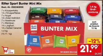Netto Marken-Discount Ritter Sport Bunter Mini Mix Angebot