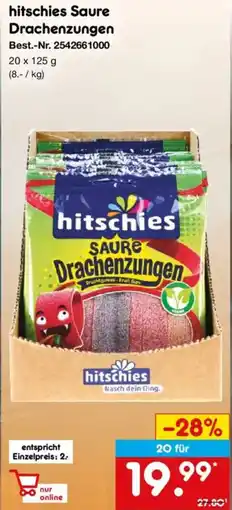 Netto Marken-Discount hitschies Saure Drachenzungen Angebot