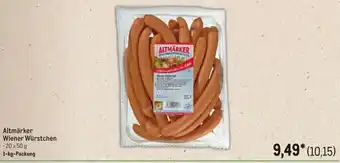 METRO Altmärker Wiener Würstchen Angebot