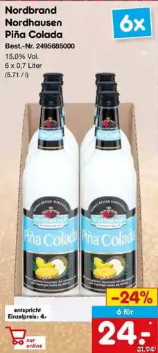 Netto Marken-Discount Nordbrand Nordhausen Piña Colada Angebot