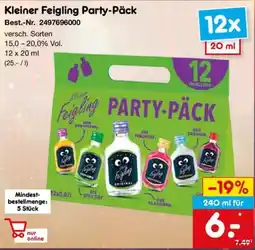 Netto Marken-Discount Kleiner Feigling Party-Päck Angebot