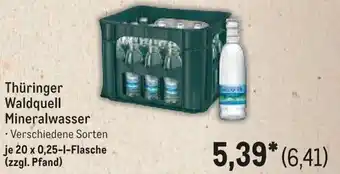 METRO Thüringer Waldquell Mineralwasser Angebot