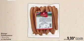 METRO Bösinger Schinkenwiener Angebot