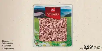 METRO Bösinger Fleischwurst in Streifen Angebot