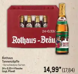 METRO Rothaus Tannenzäpfle Angebot