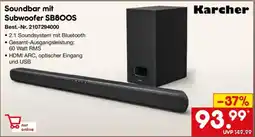 Netto Marken-Discount Karcher Soundbar mit Subwoofer SB8OOS Angebot