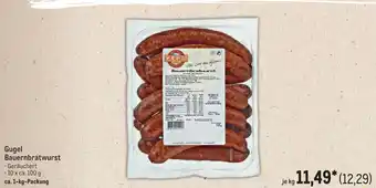 METRO Gugel Bauernbratwurst Angebot
