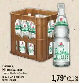 METRO Basinus Mineralwasser Angebot