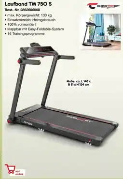 Netto Marken-Discount CHRISTOPEIT SPORT Laufband TM 750 S Angebot