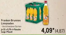METRO Franken Brunnen Limonaden Angebot
