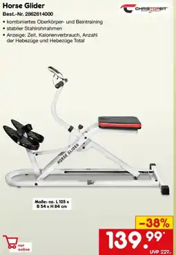 Netto Marken-Discount CHRISTOPEIT SPORT Horse Glider Angebot