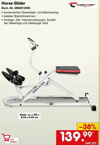 Netto Marken-Discount CHRISTOPEIT SPORT Horse Glider Angebot