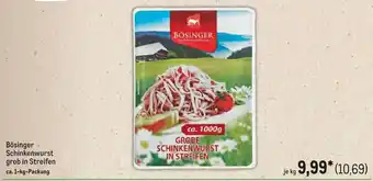 METRO Bösinger Schinkenwurst grob in Streifen Angebot