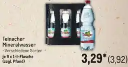 METRO Teinacher Mineralwasser Angebot