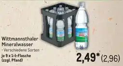 METRO Wittmannsthaler Mineralwasser Angebot