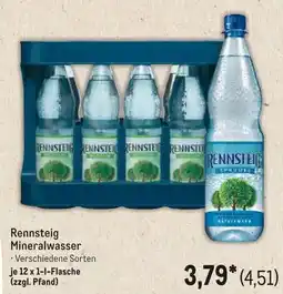 METRO Rennsteig Mineralwasser Angebot