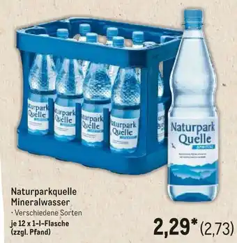METRO Naturparkquelle Mineralwasser Angebot