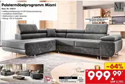 Netto Marken-Discount Polstermöbelprogramm Miami Angebot