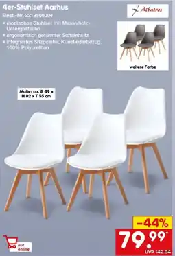 Netto Marken-Discount 4er-Stuhlset Aarhus Angebot