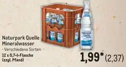 METRO Naturpark Quelle Mineralwasser Angebot