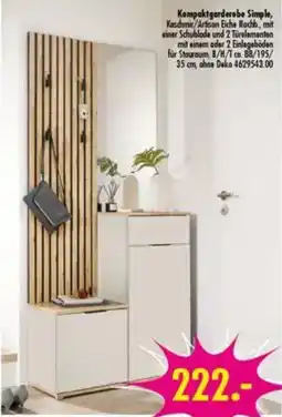 Möbel Boss Kompaktgarderobe Simple Angebot