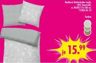 Möbel Boss Renforcé Bettwäsche Layla Angebot