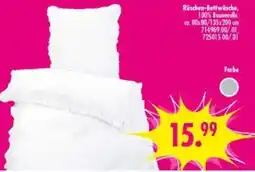 Möbel Boss Rüschen-Bettwäsche Angebot