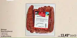 METRO Bösinger Bauernbratwurst Angebot