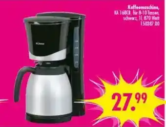 Möbel Boss Kaffeemaschine Angebot