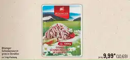 METRO Bösinger Schinkenwurst grob in Streifen Angebot