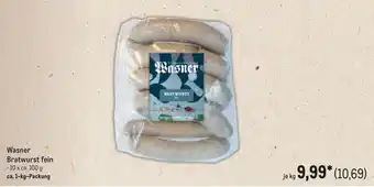 METRO Wasner Bratwurst fein Angebot
