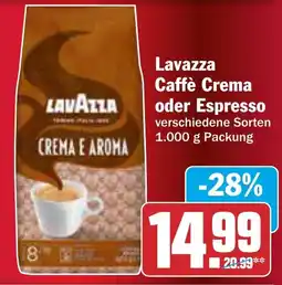 AEZ Lavazza Caffè Crema oder Espresso Angebot