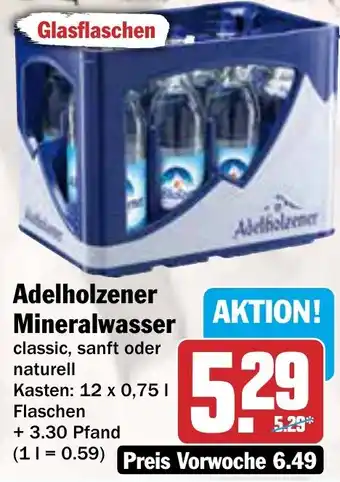 AEZ Adelholzener Mineralwasser Angebot