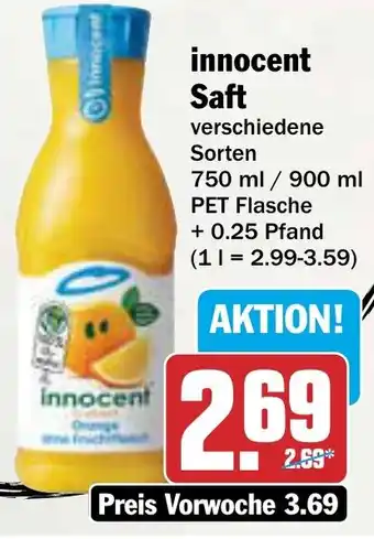 AEZ innocent Saft Angebot