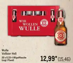 METRO Wulle Vollbier Hell Angebot