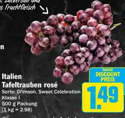 AEZ Italien Tafeltrauben rosé Angebot