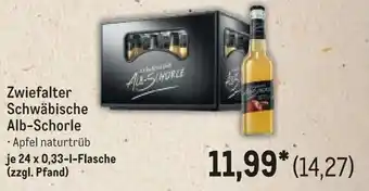 METRO Zwiefalter Schwäbische Alb-Schorle Angebot