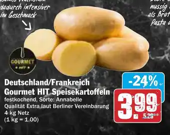 AEZ Deutschland/Frankreich Gourmet HIT Speisekartoffeln Angebot