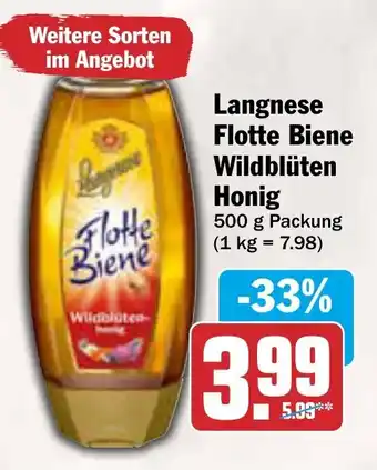 AEZ Langnese Flotte Biene Wildblüten Honig Angebot