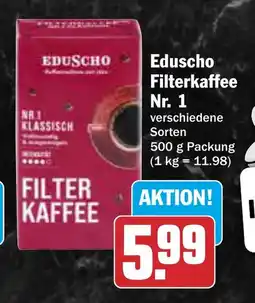AEZ Eduscho Filterkaffee Nr. 1 Angebot
