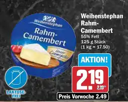 AEZ Weihenstephan Rahm- Camembert Angebot