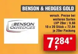 Handelshof BENSON & HEDGES GOLD Angebot