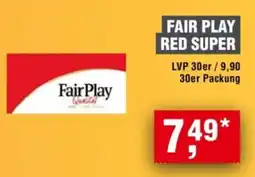 Handelshof FAIR PLAY RED SUPER Angebot