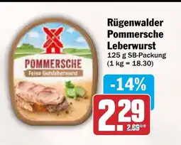 AEZ Rügenwalder Pommersche Leberwurst Angebot