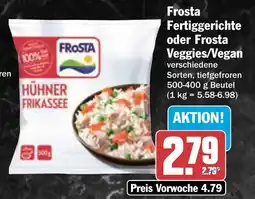 AEZ Frosta Fertiggerichte oder Frosta Veggies/Vegan Angebot