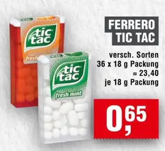 Handelshof FERRERO TIC TAC Angebot