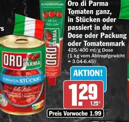 AEZ Oro di Parma Tomaten ganz, oder Tomatenmark Angebot