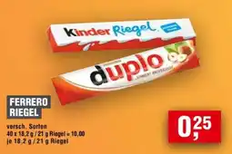 Handelshof FERRERO RIEGEL Angebot