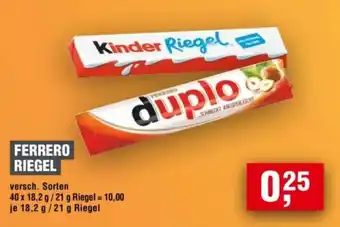 Handelshof FERRERO RIEGEL Angebot
