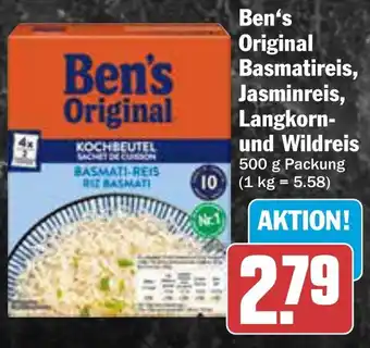 AEZ Ben's Original Basmatireis, Jasminreis, Langkorn- und Wildreis Angebot